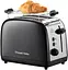 Тостер Russell Hobbs Colours Plus 1600 Вт нержав. подогрев разморозка черный - миниатюра 3