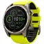 Смарт-годинник Garmin Fenix 8 51mm Solar Sapphire Titanium w. Amp Yellow/Graphite Silicone Band (010-02907-20/21) - мініатюра 1