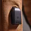 Практичная мужская сумка через плечо с USB кабелем текстильная 21222 Vintage коричневая - миниатюра 9