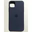 Оригинальный силиконовый чехол Apple Silicone Case для iPhone 11 Pro Max (6.5") Midnight Blue (MWYW2ZM/A) - миниатюра 8