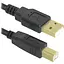 Кабель Defender USB AM-BM 3.0 м черный USB04-10PRO - миниатюра 1