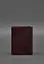 Шкіряна обкладинка-органайзер для документів 6.1 бордовий краст - мініатюра 7