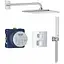 Душова система прихованого монтажу Grohe QuickFix Precision Cube Vitalio Rain Mono 310 Cube 34879000, Хром - мініатюра 1