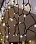 Наружная новогодняя гирлянда бахрома (черная проволока) Xmas W-2 5x0.6 м 120 LED Теплый белый - миниатюра 2