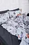 Комплект постільної білизни Moon&Star King Size 220x240 см наволочки 2х40х60 см Piwonie Gray Ranforce Elite - мініатюра 3