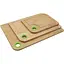 Набір кухонних дошок Eurogold бамбукових 3 шт. - мініатюра 1