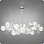Люстра підвісна 517 Dlight на 18 ламп Хром-Білий (01682) - мініатюра 1