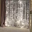 Гирлянда штора Водопад 720 led 3х3м (прозрачный провод, 15 нитей) Холодный белый - миниатюра 2