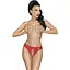 Трусики-тонг Penthouse Naughty Valentine Red кружево открытый доступ к интимным зонам M/L - миниатюра 1