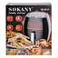 Аэрофритюрница безмасляная Sokany SK-8013 8л электрическая с механическим управлением таймер 1800Вт - миниатюра 6
