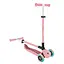 Самокат Globber Go Up Active Lights 360 колеса світяться до 20/50кг від 1 року пастельно-рожевий (749-310) - мініатюра 12