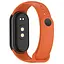 Ремешок для фитнес-браслета Lemfo для Xiaomi Mi Band 8 и 9 оранжевый. - миниатюра 5