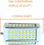 Лампа R7s Led 118 мм з регульованою яскравістю, лампа 30 Вт, тепле біле світло 3000 К - мініатюра 2