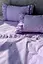 Комплект постільної білизни двоспальний євро з рюшами 200х220 см варена бавовна White Dream Ліловий  (2003R) - мініатюра 9