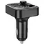 АЗП FM модулятор Hoco E85 Tiger PD20W+QC3.0 (2USB-A/1C) Black - мініатюра 4