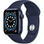 Apple Watch Series 6 GPS 40mm Blue Aluminum Case w. Deep Navy Sport B. (MG143) - миниатюра 1