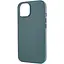 Шкіряний чохол Epik Leather Case AA Plus with MagSafe для Apple iPhone 14, 6.1 Pine green - мініатюра 6