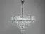 Сучасна кришталева люстра в вітальню, 18 ламп, хром - мініатюра 2