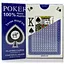Карты игральные Piatnik 100% Plastic Poker Texas Hold'em (blue) (PT-135811) - миниатюра 1