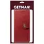 Кожаный чехол-книга Getman Gallant (PU) для Samsung Galaxy A51 Красный - миниатюра 5