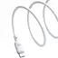 Дата кабель Baseus Silky Series OS Fast Charging Type-C to Type-C 100W (2m) (P10377704) Moon White - мініатюра 3