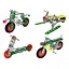 Детский Конструктор металлический "Мототранспорт"ТехноК 1394TXK, 198 деталей - миниатюра 4