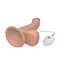 Реалістичний вібратор Lovetoy The Ultra Soft Dude 20 см тілесний - мініатюра 5