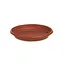 Піддон пластиковий Linea Mediterraneo, 33 см круглий, теракот (83330) - мініатюра 1
