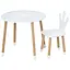 Дитячий столик Bambi Корона 06-025W-ROUND для творчості зі стільчиком 60х60 см - мініатюра 1