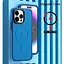 Чехол-накладка DK для Apple iPhone 12 Pro Max MagSafe Composite Matte (blue) - миниатюра 2
