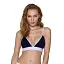 Спортивный топ с двойными бретелями Passion PS007 TOP navy blue L - миниатюра 1