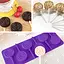 Силиконовая форма для леденцов и конфет на палочке "Спираль", Kitchen Master Фиолетовый 87620 - миниатюра 2