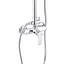 Душова система Ibergrif Star M17057 CV028534, Хром - мініатюра 2