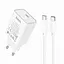 Мережевий зарядний пристрій Hoco C143A 2 x USB Type-C PD 20 Вт швидке заряджання - мініатюра 1