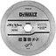 Диск пильный DeWALT алмазный керамика/кафель, 76 х 1,0 х 9,5 мм, 1 шт. (DT20591) - миниатюра 1