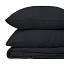 Летний постельный комплект MirSon Line Satin Light Pro Black с эвкалиптовым волокном Односпальный (2200010982190) - миниатюра 7