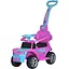 Детская каталка-толокар Bambi Racer 2 в 1 с музыкой и светом, розовая с голубым - миниатюра 1