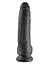 Фаллоимитатор King Cock 9" With Balls 26 см черный - миниатюра 2