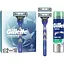 Подарочный набор Gillette UEFA Champions League Special Edition: станок для бритья мужской Gillette Mach3 Sport с 2 сменными картриджами + гель для бритья Gillette Series Sensitive Skin для чувствительной кожи 200 мл - миниатюра 1