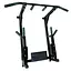 Тренажер турнік з підйомними брусами Iron Pro 4 в 1 NE-TR-5B, з м'якими ручками, чорний - мініатюра 3