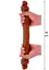 Фалоімітатор Get Real Foreskin D-Dong, 46 см (коричневий) - мініатюра 3