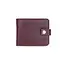 Кожаный портмоне Mini 2.0 бордовый. - миниатюра 3