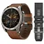 Смарт-часы Garmin Fenix 8 51 мм AMOLED Сапфир Графит/Карбоновый DLC Титан с кожаным ремешком QuickFit 26 мм - миниатюра 1
