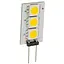 Лампа Brille світлодіодна LED G4 0.6W 3 pcs WW LF AC12V SMD5050 - мініатюра 1