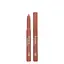 Помада-олівець водостійка для губ Bogenia Velvet Waterproof Matte BG730, 003 Brown Melon Бежева - мініатюра 1
