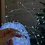 Гирлянда Роса мишура на прозрачном проводе 30 метров 900 LED Белый - миниатюра 4