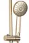 Душова система Rea Luis Brushed Gold з виливом REA-P7051, Золотий - мініатюра 6