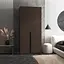 Шкаф для одежды Vays M-26 Венге Темный, с полками, ЛДСП, 100×50×220 см - для спальни, гостиной, прихожей - миниатюра 1