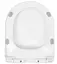 Сиденье для унитаза Rea Flat white abs REA-C6002, Белый - миниатюра 7
