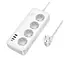 Сетевой удлинитель Hoco AC22 Sunlight PD30W 4 розетки 1.5m Белый - миниатюра 3